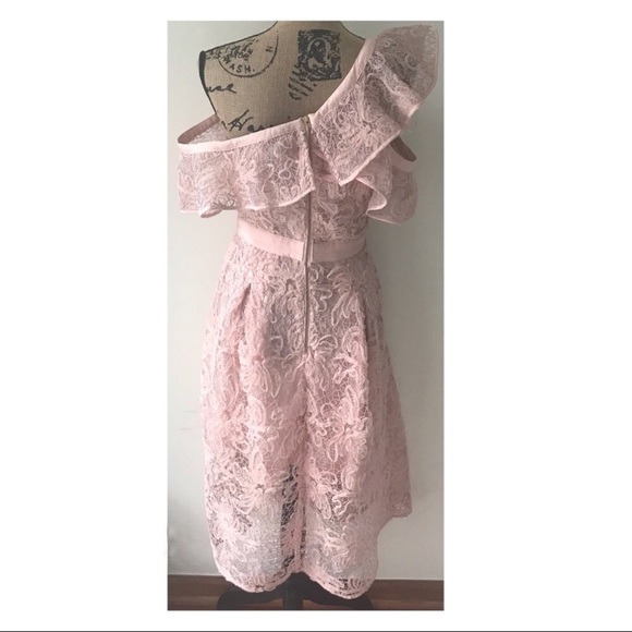 💥6 HR SALE💥 SELF-PORTRAIT FLORAL LACE MIDI DRESS - Picture 7 of 8